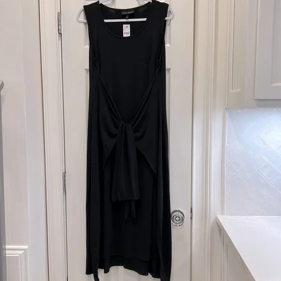 Lane Bryant | Dresses | Lane Bryant Nwt Plus Long Black Jersey Maxioverlay  For Wrap Effect Sz4 Or 16 | Poshmark